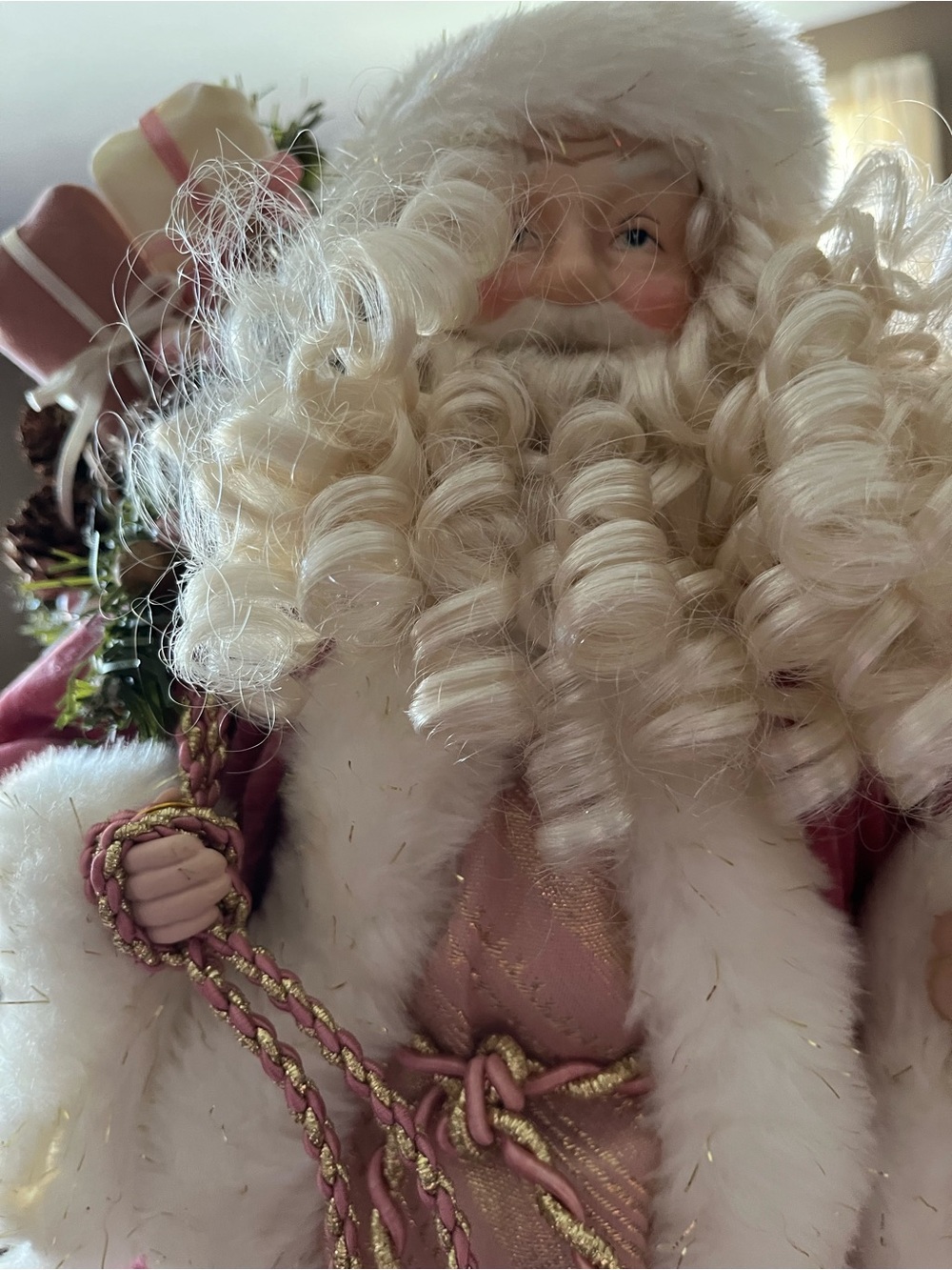 Pink Santa Figure - Picture 4 of 4